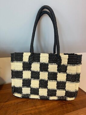 J Crew woven Tote